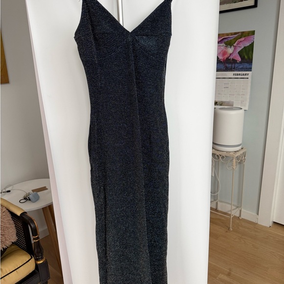 Reformation Dresses & Skirts - Reformation Shimmering Black Maxi Dress